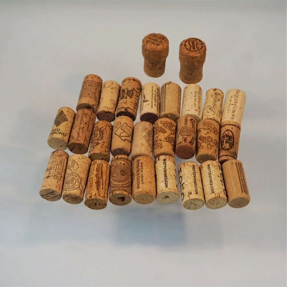 Used Wine Corks for Crafts Lot of 120+ Red White Wine Corks